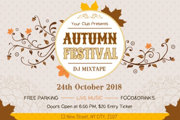 harvest festival creative poster template design f2ac2776d35909bbd53521620fff8bd2 screen